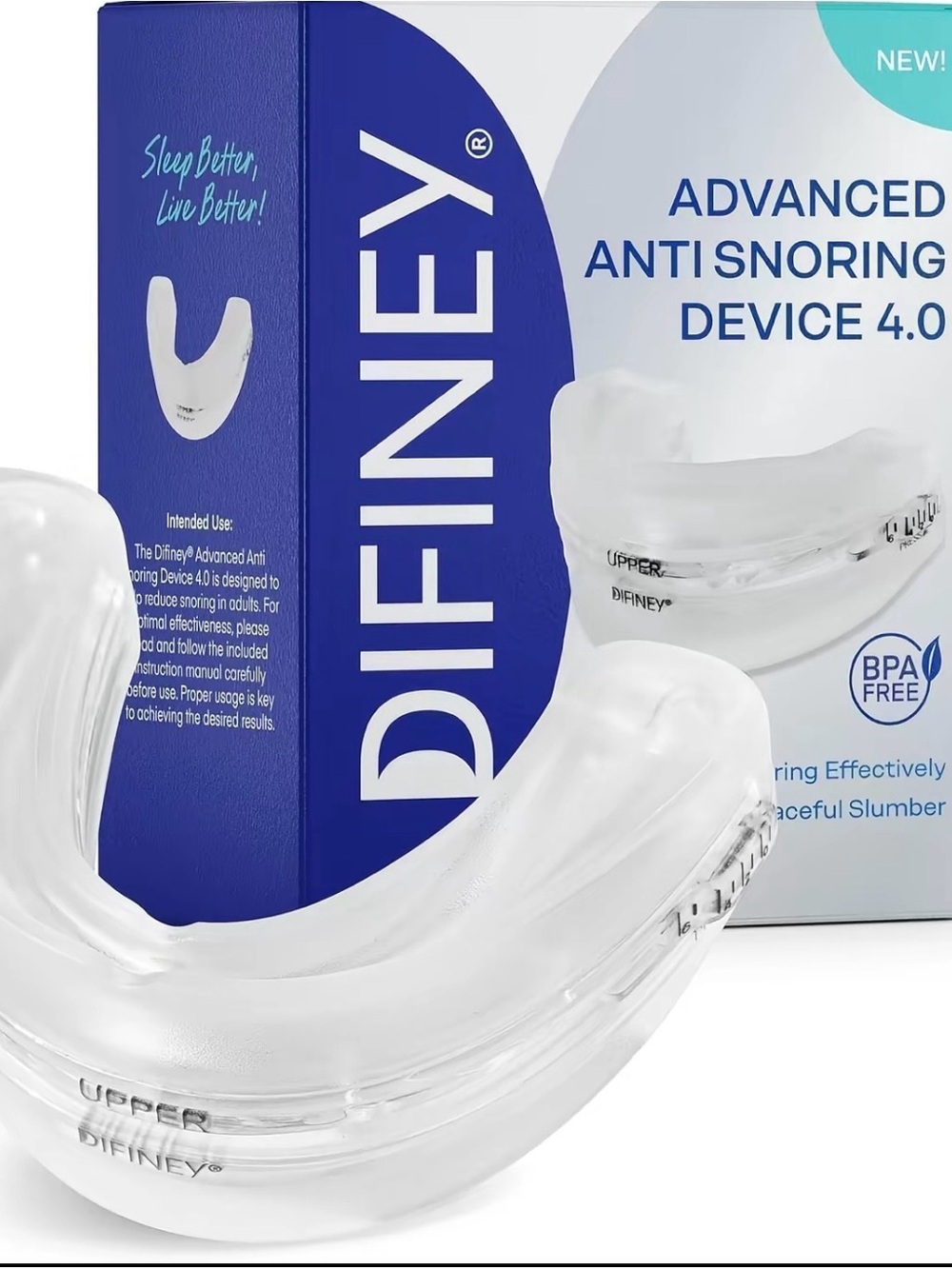 Advanced Anti-Snoring Device 4.0 - Clear